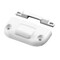Prime-Line Window Sash Lock w/ Keeper, 2-1/16 in. Hole Centers, Diecast Construction, Euro White Finish F 2941 - alternate 1
